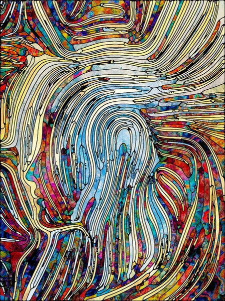 Unity Fragmented World Series Engelsk Abstrakt Bakgrunn Fargede Glassmønstre Fargefragmenter – stockfoto