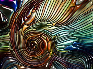 Desen serisi renk. Arka plan Leaded cam tasarımını anımsatan Art Nouveau doğa, güzellik ve Maneviyat projelerde kullanılmak üzere yapılan