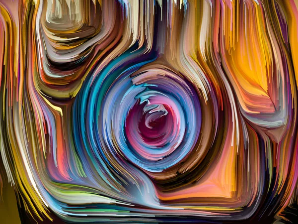 Serie Color Líquido Fondo Rayas Pintura Multicolor Sobre Tema Creatividad — Foto de Stock