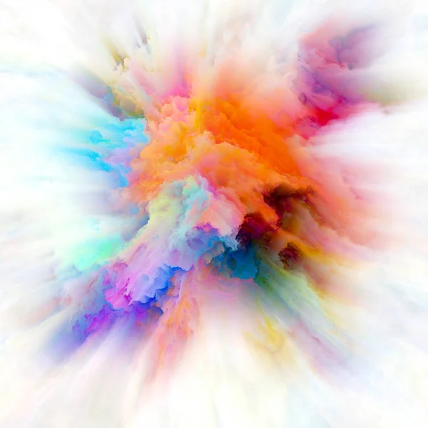 Цветные Эмоции Фон Цветного Взрыва Дополнение Дизайну Тему Воображения Творчества — стоковое фото