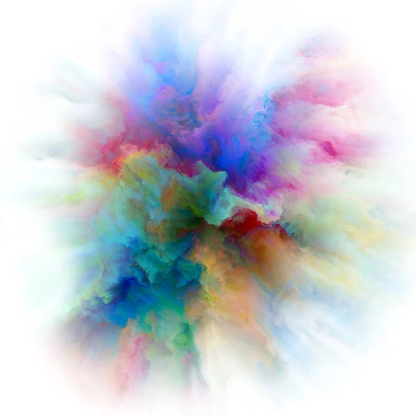 Farbemotionsreihen Abstrakte Zusammensetzung Der Farbexplosion Für Projekte Über Fantasie Kreativität — Stockfoto