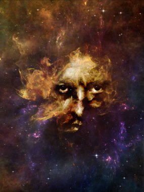 Evren bize hatırlıyorum serisi olacak. Tasarım kadının yüzü, Bulutsusu ve yıldız evren, doğa, insan aklının ve hayal gücü konusunda bir metafor olarak oluşur