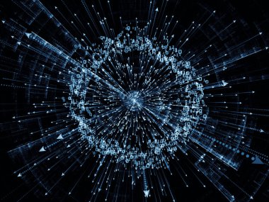 Kuralına göre serisi tasarım. Arka plan basamaklı ve soyut öğeler bilim, bilgi teknoloji ve matematik projelerde kullanılmak üzere yapılmış