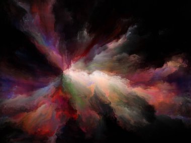 Akışı serisi renk. Arka plan tasarım akarsu müzik, yaratıcılık, hayal gücü, sanat ve tasarım konusunda dijital boya