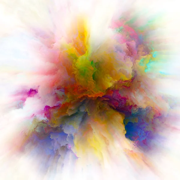 Farbemotionsreihen Hintergrundgestaltung Der Farbexplosion Zum Thema Fantasie Kreativität Kunst Und — Stockfoto