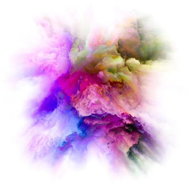 Serie Color Emotion Composizione Astratta Dell Esplosione Colore Adatta Progetti — Foto Stock