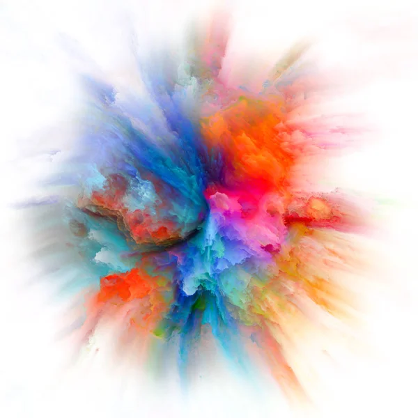 Serie Color Emotion Sfondo Visivamente Attraente Fatto Esplosione Colore Adatto — Foto Stock