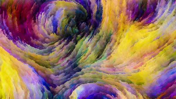 Color Motion Series Composition Flowing Paint Pattern Serve Backdrop Projects — Stock Photo, Image