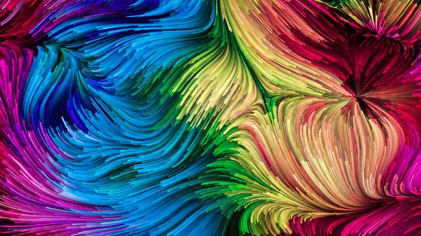 Drama renkler Serisi. Soyut tasarım tasarım, yaratıcılık ve hayal gücü konusunda sanal tuval yapılmış