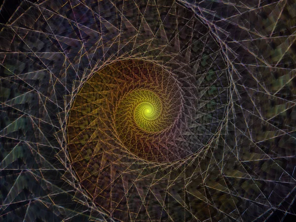 Sarmal geometri serisi. İplik girdap matematik, geometri ve bilim konusunda fraktal unsurların etkileşimi