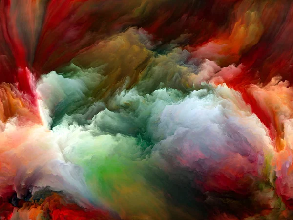 Serie Color Flow Composizione Astratta Flussi Vernice Digitale Adatta Progetti — Foto Stock