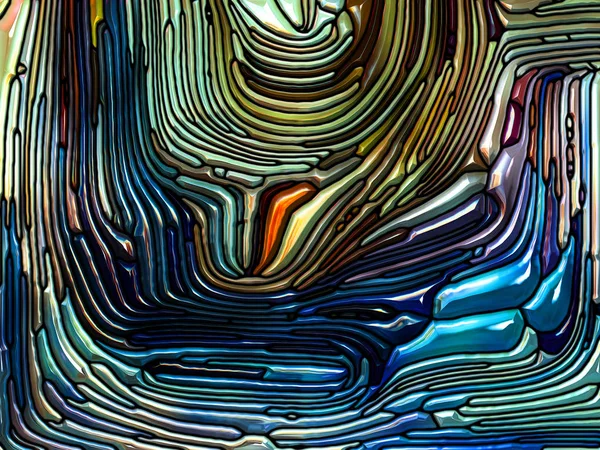 Kleurpatroon Serie Achtergrondontwerp Van Glas Lood Dat Doet Denken Aan — Stockfoto