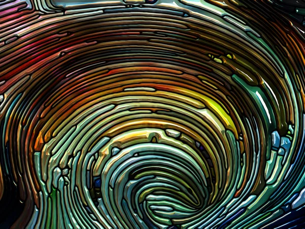 Desen serisi renk. Leaded cam tasarımı Art Nouveau uygun doğa, güzellik ve maneviyat ile ilgili projelerde anımsatan soyut kompozisyon