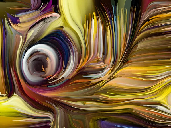 Liquid Color Series Backdrop Multi Color Paint Streaks Subject Creativity — Stock Photo, Image