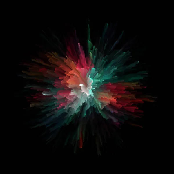 Farbemotionsreihen Komposition Von Color Burst Splash Explosion Geeignet Als Hintergrund — Stockfoto