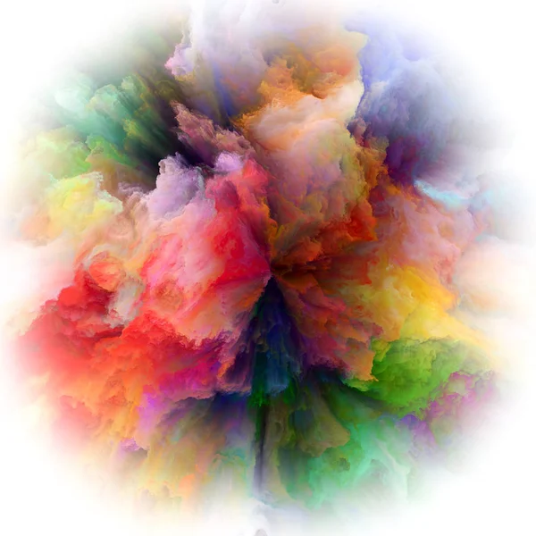 Serie Color Emotion Sfondo Composto Esplosione Colore Utilizzare Nei Progetti — Foto Stock