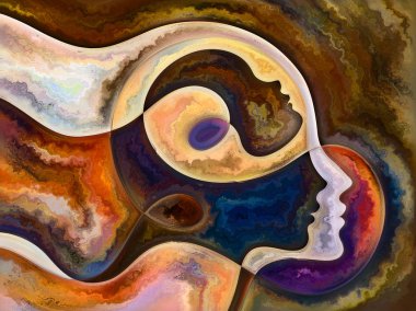 Doku serilerindeki ilişkiler. İnsanların yüzlerinin, renklerinin, organik dokularının, iç dünya, aşk, ilişkiler, ruh ve doğa konularındaki akış eğrilerinin arkaplan tasarımı