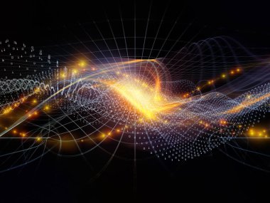 Numara serileri teknoloji. Görsel kompozisyon basamak, Izgaralar ve ışıklar için hoş teknoloji, bilim ve bilgisayar bilgilerin dünya üzerinde çalışır