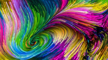 Hareket içinde renk serisi. Akan boya desen tasarım, yaratıcılık ve hayal gücü ekranlar ve mobil cihazlar için duvar kağıdı olarak kullanmak için bu konuda düzenleme