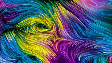 Hareket içinde renk serisi. Akan boya desen tasarım, yaratıcılık ve hayal gücü ekranlar ve mobil cihazlar için duvar kağıdı olarak kullanmak için bu konuda düzenleme