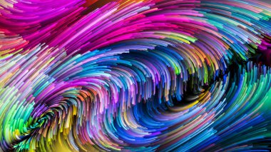 Hareket içinde renk serisi. Sanatsal soyutlama sıvı boya desen konu tasarım, yaratıcılık ve hayal gücü ekranlar ve mobil cihazlar için duvar kağıdı olarak kullanmak için oluşur