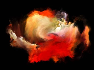 Akışı serisi renk. Arka plan tasarım akarsu müzik, yaratıcılık, hayal gücü, sanat ve tasarım konusunda dijital boya