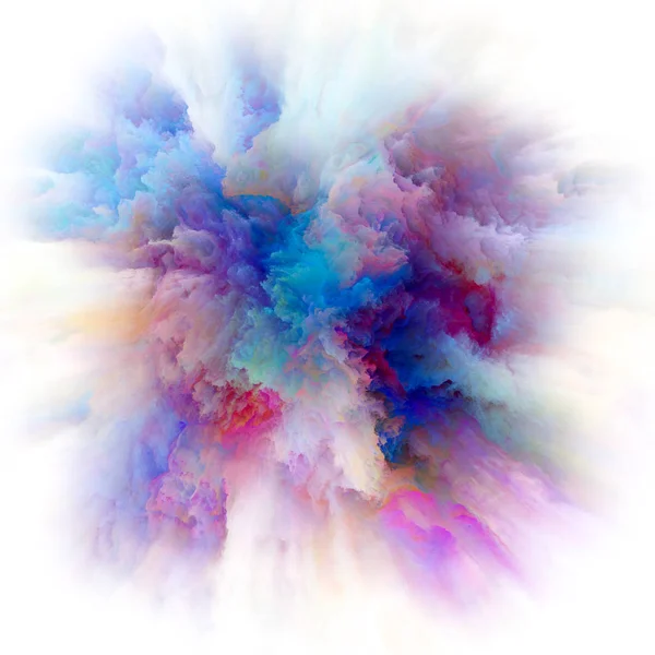 Serie Color Emotion Composizione Sfondo Esplosione Colore Sul Tema Della — Foto Stock