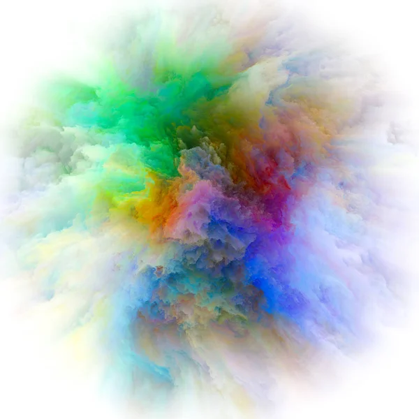 Barevné Řady Emoce Pozadí Barva Výbuchu Doplnění Návrhy Téma Představivost — Stock fotografie