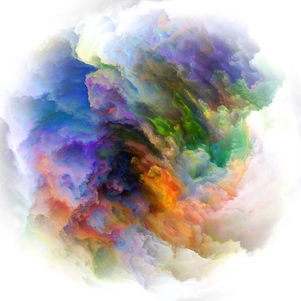 Kleur Emotie Serie Design Vervaardigd Uit Een Explosie Van Kleur — Stockfoto