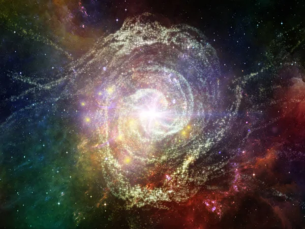 Elemente Der Kosmos Serie Hintergrundgestaltung Von Raum Und Sternen Zum — Stockfoto