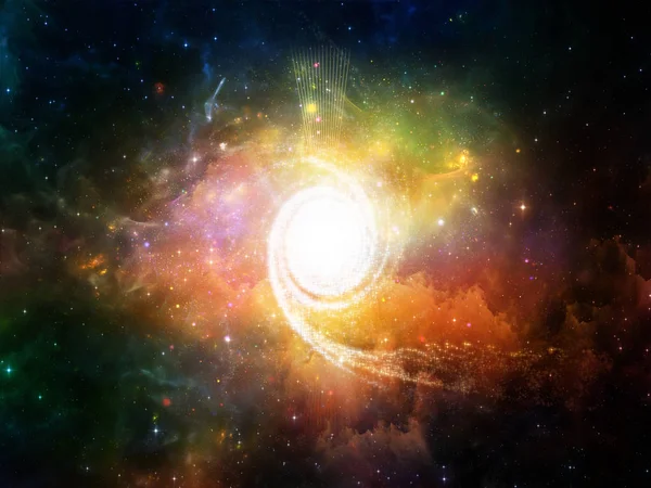 Elements Cosmos Series Design Composed Space Stars Metaphor Subject Mathematics — Stock Photo, Image