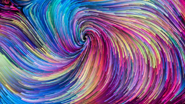 Serie Color Movimiento Fondo Flujo Patrón Pintura Sobre Tema Del —  Fotos de Stock