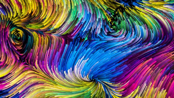 Колір Серії Русі Абстрактне Розташування Візерунка Flowing Paint Проектів Дизайну — стокове фото