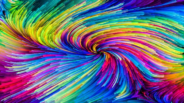 Колір Серії Русі Композиція Візерунка Flowing Paint Тему Дизайну Творчості — стокове фото