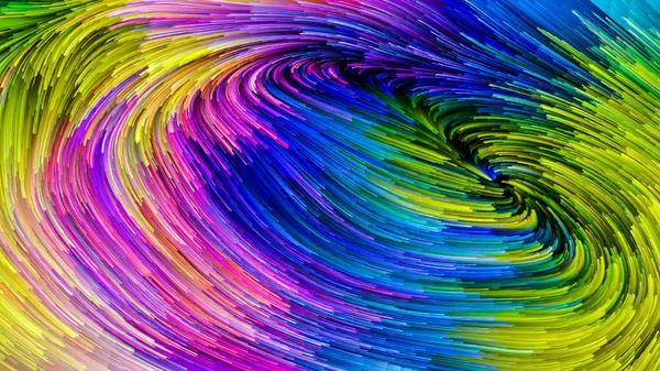 Колір Серії Русі Творче Розташування Візерунка Flowing Paint Концептуальної Метафори — стокове фото