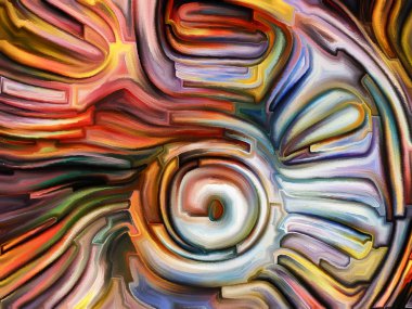 Desen renk serisi. Zemin boyalı vitray desen oluşmaktadır ve hayal gücü, yaratıcılık ve sanat projelerde kullanıma uygun