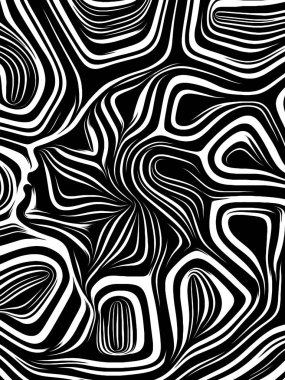 İç geometri serisi. Sanatsal soyutlama insan yüzü oluşan insan ruhunun, iç tiyatro, sanat, şiir ve Maneviyat konusundaki geleneksel gravür tarzında render