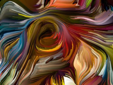 Sıvı renkli serisi. Yaratıcılık, sanat ve tasarım konusunda çok renkli boya çizgiler bileşimi