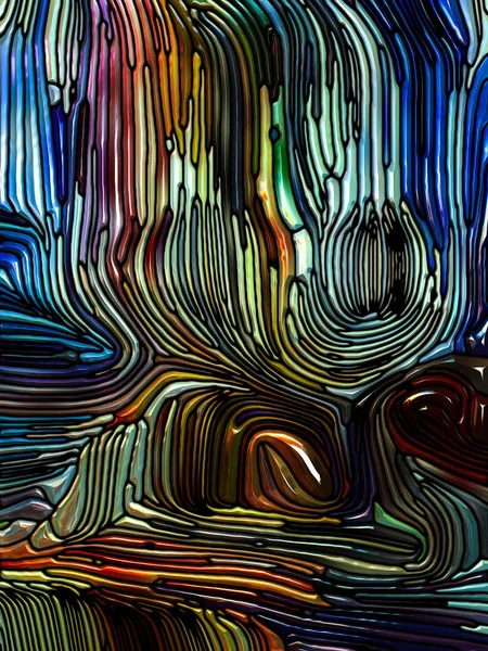 液体のパターン シリーズ 精神性の主題のあなたの設計を補完するためにアール ヌーボーを思わせるステンド グラス デザインの背景 — ストック写真
