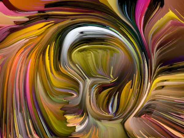Рідкий Колір Серії Композиція Різнокольорових Фарб Тему Творчості Мистецтва Дизайну — стокове фото