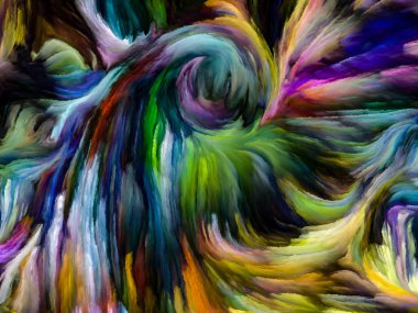 Sıvı Renk serisi. Yaratıcılık, sanat ve tasarım konularında çok renkli boyanın arka plan tasarımı