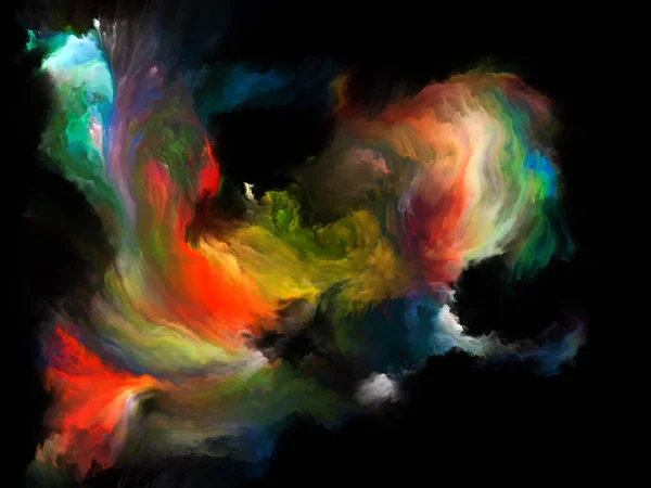 Color Flow Series Composition Streams Digital Paint Suitable Backdrop Projects — Stock Photo, Image