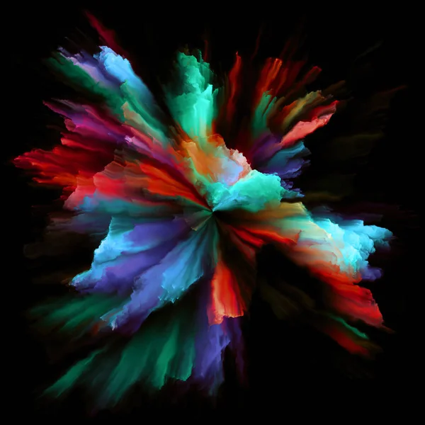 Serie Emoción Color Fondo Visualmente Atractivo Hecho Explosión Salpicadura Color —  Fotos de Stock