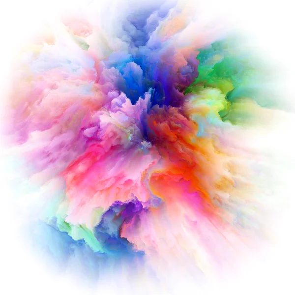 Serie Color Emotion Sfondo Composto Esplosione Colore Utilizzare Nei Progetti — Foto Stock