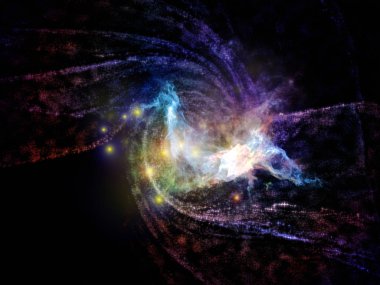 Cosmos dizi elemanları. Arka plan tasarım alanı ve yıldız matematik, bilim, eğitim ve modern teknoloji konusunda