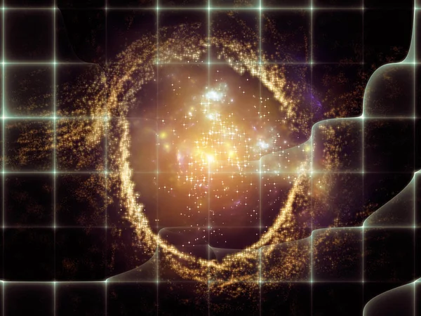 コスモス シリーズの要素です 宇宙や星数学 現代の科学技術上のプロジェクトで使用するための抽象的な背景 — ストック写真