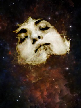 Benim şeytan melek kadın serisi. Kadın doğası, iç dünya ve insanlık dramı konu gerçeküstü elemanları ile genç bir kadın portresi.