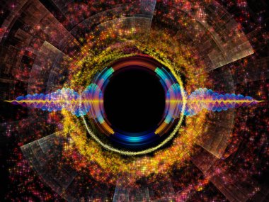 Dalga fonksiyonu serisi. Renkli sinüs titreşimlerin görsel açıdan hoş kompozisyon, ışık ve fraktal elemanları inşaat üstünde ses ekolayzer, için müzik spektrum ve kuantum olasılık