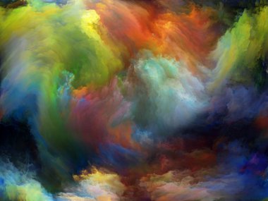 Soyut Arkaplan serisi. Renk ve tuval üzerinde hareketten oluşan arkaplan, sanat, yaratıcılık ve hayal gücü projelerinde kullanılmaya uygundur.