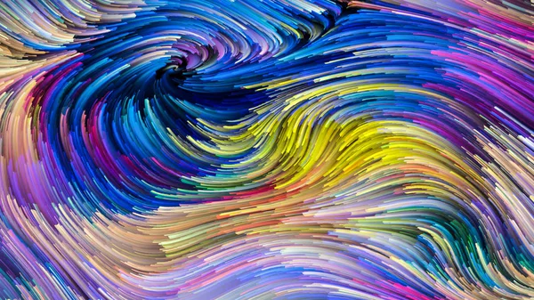 Серия Color Motion Творческое Оформление Рисунка Жидкой Краски Концептуальной Метафоры — стоковое фото